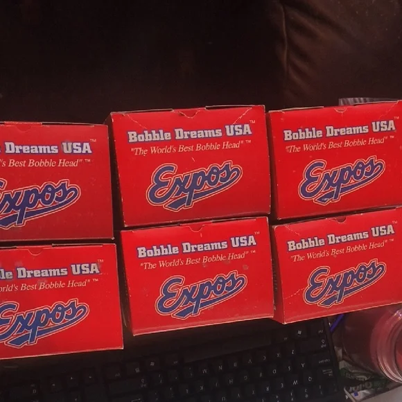 6 Vintage Limited Edition Montreal Expos Bobbleheads Numbered Stadium Give-A-Way - Picture 12 of 12